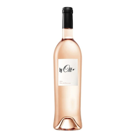 By Ott Rosé fles met elegante Provence rosé wijn in lichte, stijlvolle uitstraling