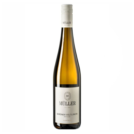 SEO-beschrijving Frisse Grüner Veltliner uit Niederösterreich rond de Göttweiger Berg. Oostenrijkse witte wijn met appel, peer, citrus en het typische witte pepertje. Elegant, mineraal en perfect als aperitief of bij lichte gerechten.